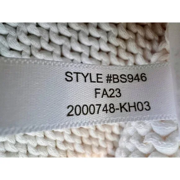 New J. Crew Size XS Rollneck sweater shell White FA23 - Picture 10 of 10